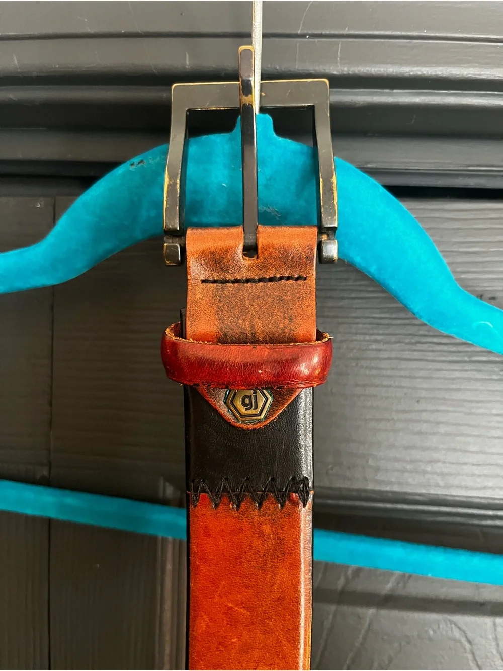 HAUPT by George Jensen Leather Mens Belt